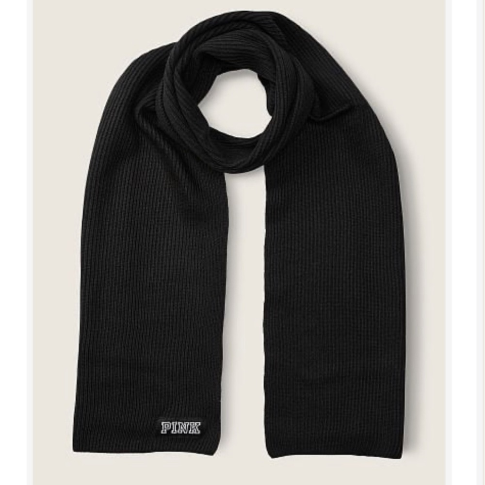PINK VS Rib scarf NIP